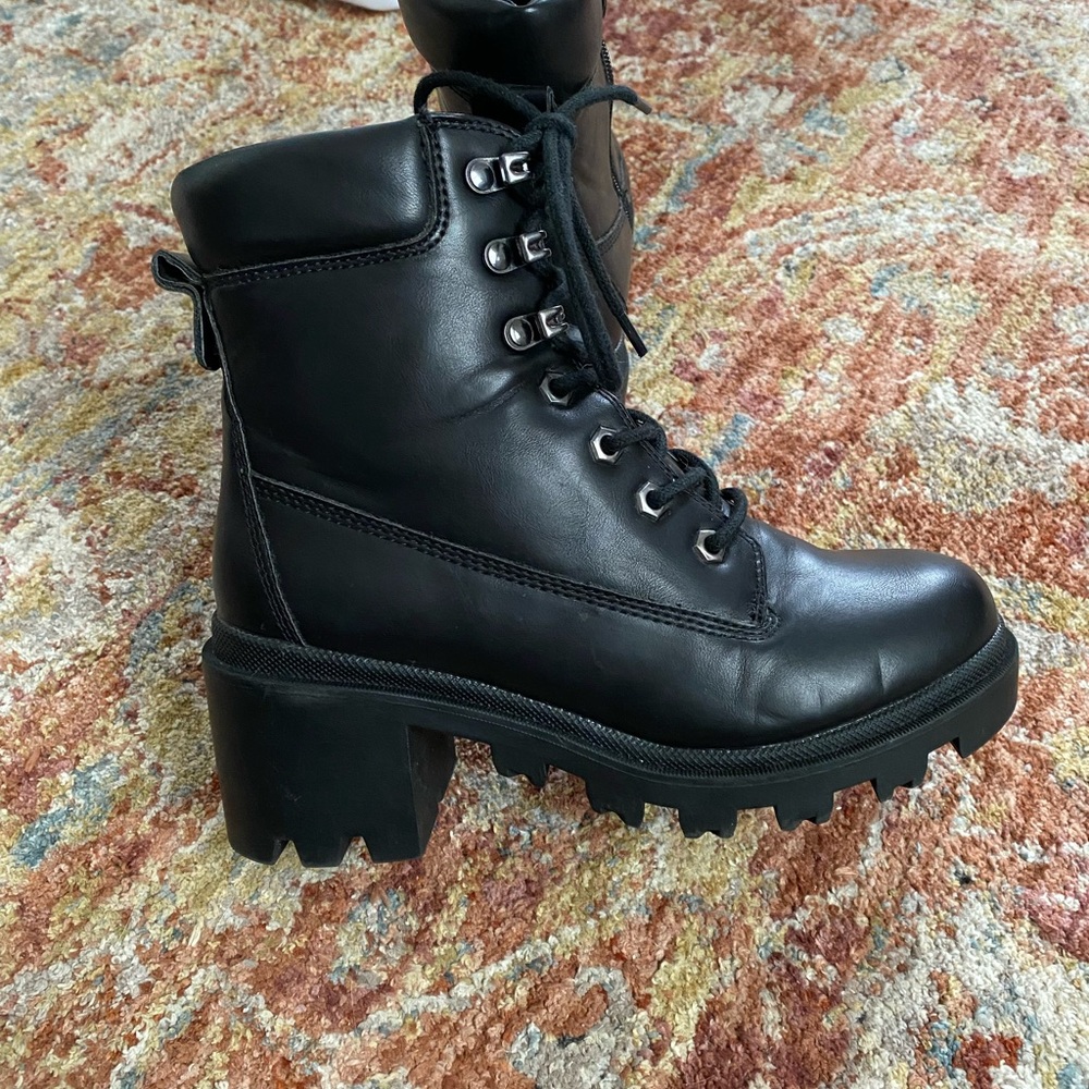 Madden Girl Combat Boots